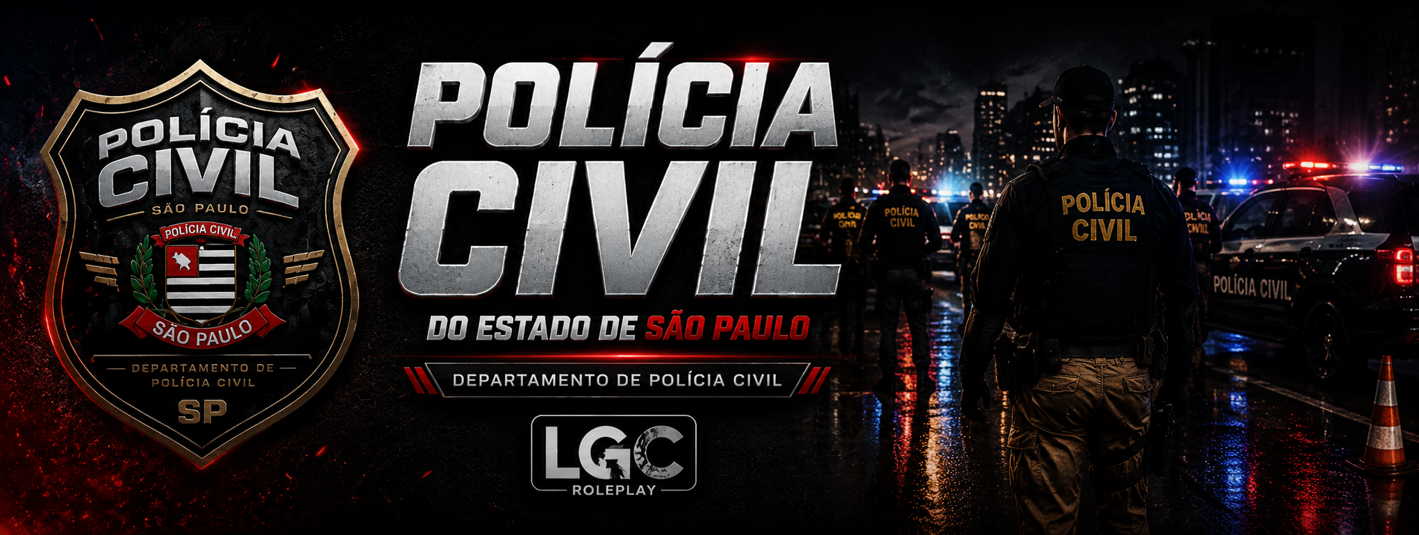 Polícia Civil do Estado de São Paulo em operação noturna